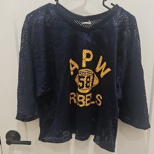 Navy Blue Kids Men's Top